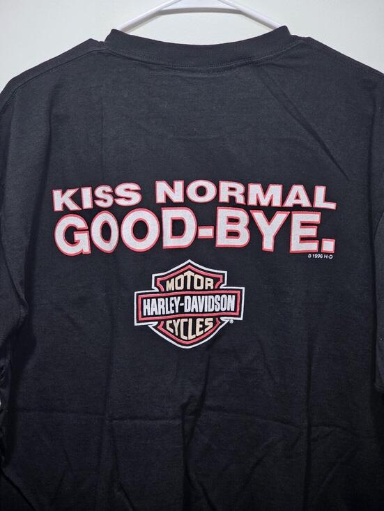 Other - Vintage 1996 Harley Davidson Mens XL Kiss Normal Good-Bye T-shirt USA